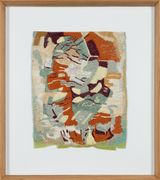 Listening lines and vibroacoustic communications V - elephant bull in the Sabi Sands by Amy Rusch contemporary artwork mixed media