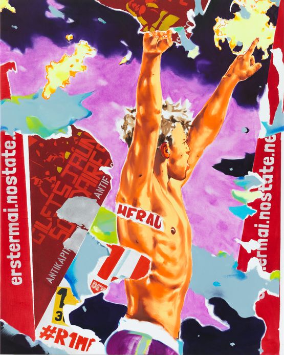Mayday by Norbert Bisky contemporary artwork Painting