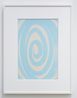 Spirale azzurra by Bruno Munari contemporary artwork Works on Paper