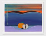 Orange Twilight by Matthew Wong contemporary artwork painting works on paper