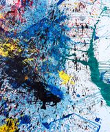 Untitled SHIM-51 by Shozo Shimamoto contemporary artwork painting works on paper sculpture