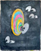 Ones Eyes No.22 by KINJO contemporary artwork painting works on paper drawing