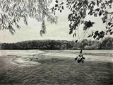 Humedal by Gabriela Bettini contemporary artwork drawing