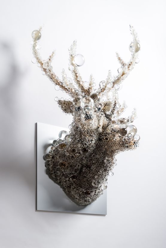 PixCell-Double Deer9 by Kohei Nawa contemporary artwork Mixed Media