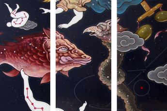 Contemporary art exhibition GUAN WEI TWINKLING GALAXIES at Martin Browne Contemporary Sydney Australia