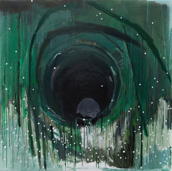 Oyster by Jiyeon Lee contemporary artwork Painting