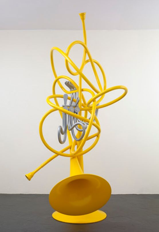 French Horns Unwound and Entwined by Coosje Van Bruggen and Claes Oldenburg contemporary artwork Sculpture