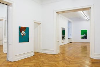 Contemporary art exhibition Thomas Eggerer Fence Romance at Galerie Buchholz Berlin Germany