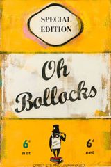 Oh Bollocks by James Mcqueen contemporary artwork print