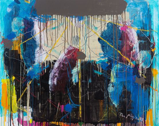 Birth of Tragedy by Tan Ping contemporary artwork Painting