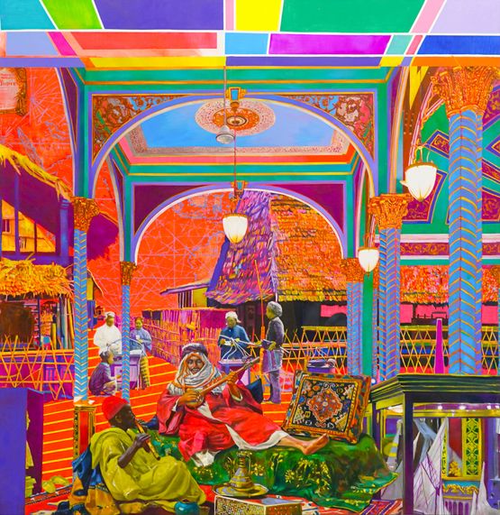 Loosely Romantic Uncovering the Unacknowledged by Zico Albaiquni contemporary artwork Painting