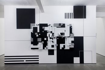 Contemporary art exhibition Eduardo Coimbra Fatos Arquitetonicos at Galeria Nara Roesler Rio de Janeiro Brazil