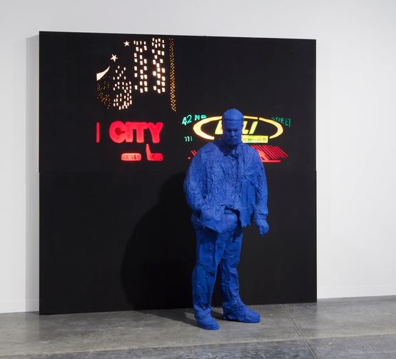 42nd Street Deli by George Segal contemporary artwork Installation