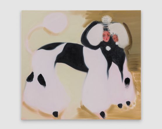French Poodles by Sofia Mitsola contemporary artwork Painting