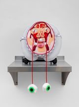 Planned Obsolescence Spite Face by Rosie Gibbens contemporary artwork sculpture