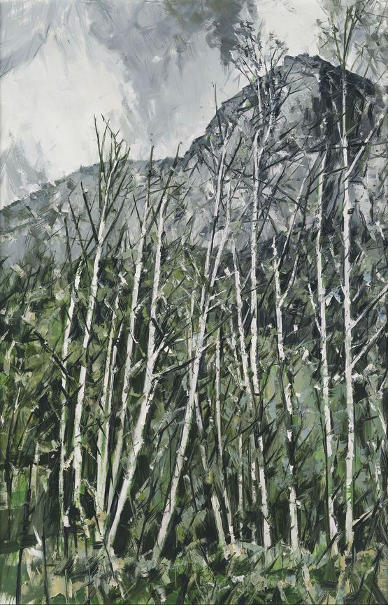 New Traveling Scenery of Mt. Xi - Mt. Plain Shoes by Xu Jiang contemporary artwork Painting