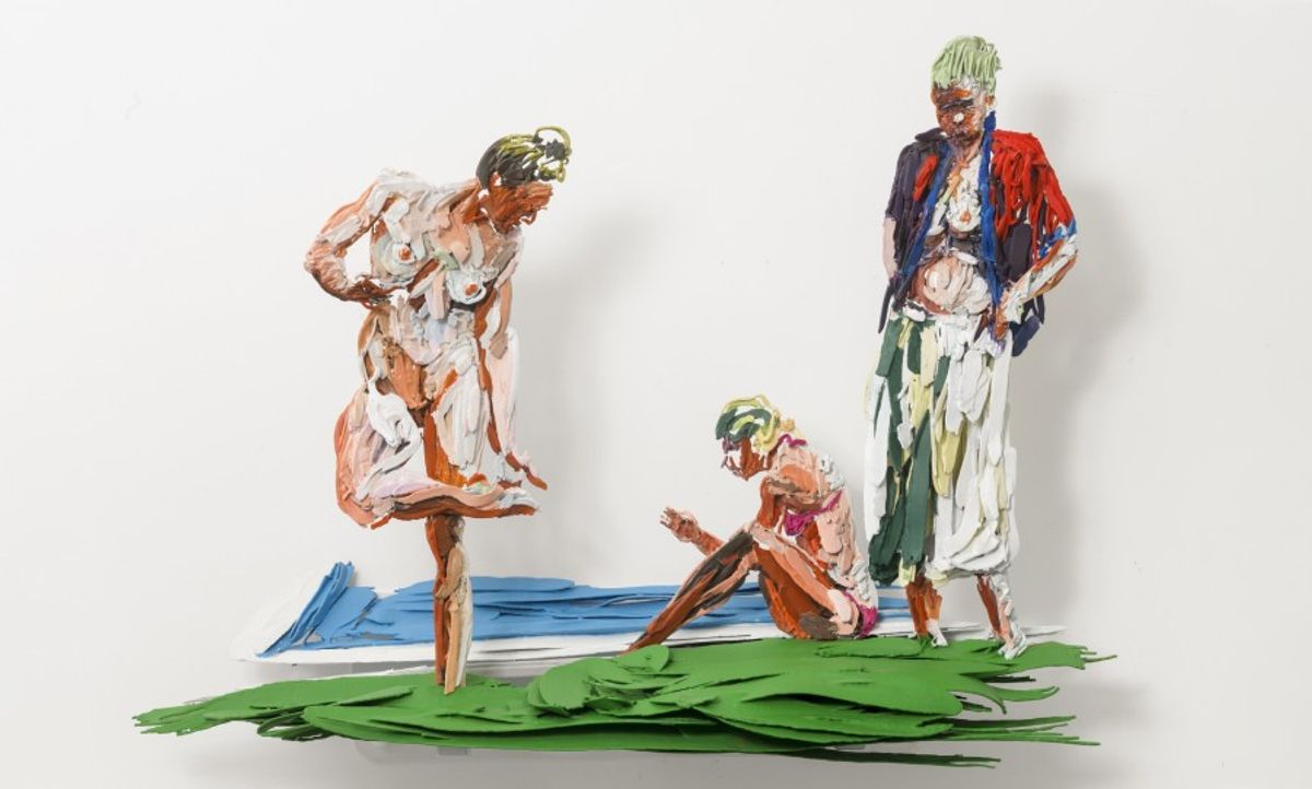 Eric Fischl, 'Bathers' at Victoria Miro, Venice, Italy on 29 Jun