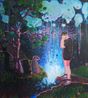 Soundscape Ecology with Crossbreed I by Stephen Pleban contemporary artwork Painting
