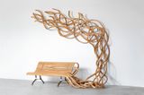 Curly Bench by Pablo Reinoso contemporary artwork sculpture