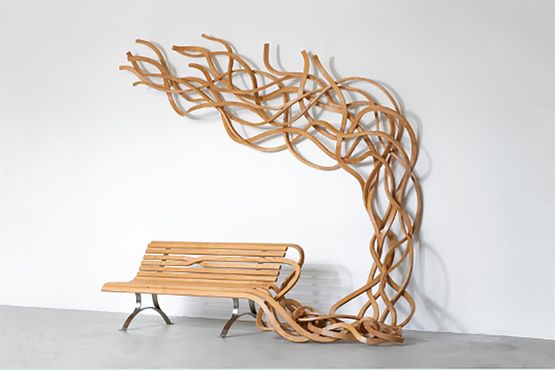 Curly Bench by Pablo Reinoso contemporary artwork Sculpture