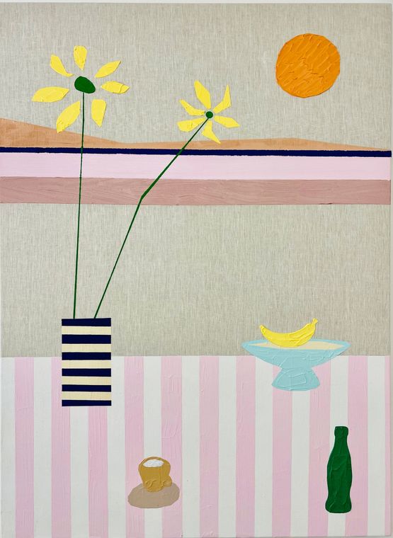 Sunflowers by Ben Arpea contemporary artwork Painting
