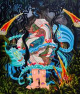 Public Sentiment Planted and Harvested Daily by Uji Hahan Handoko Eko Saputro contemporary artwork painting