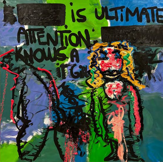 Untitled by Bjarne Melgaard contemporary artwork Painting