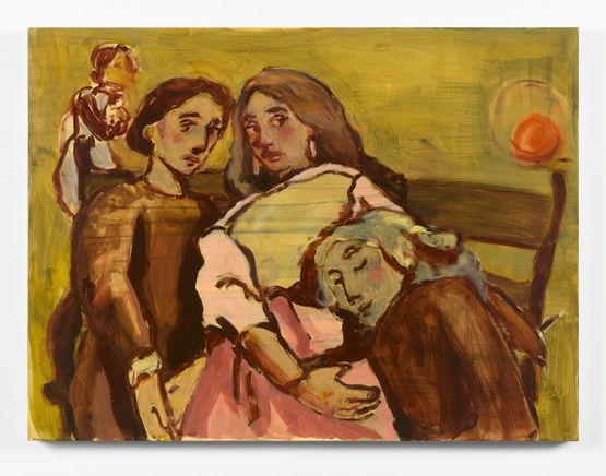 I know where I stand with the skylarks by Liorah Tchiprout contemporary artwork Painting