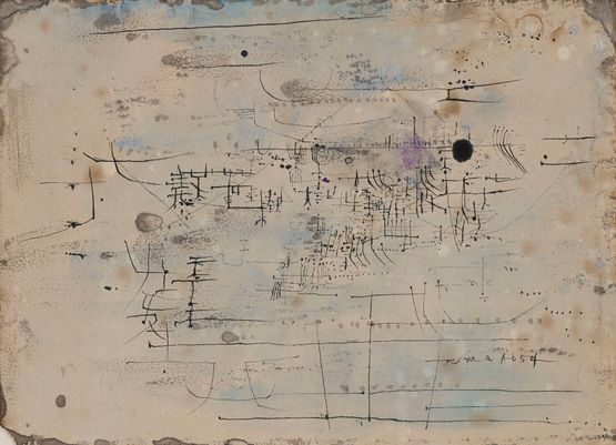 Untitled by Zao Wou-Ki contemporary artwork Works on Paper