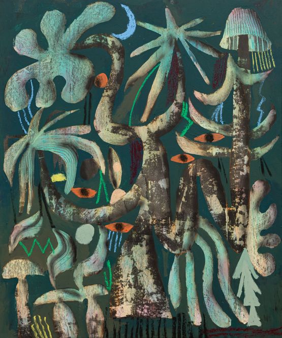 Wintergreen II. by Jozsef Csato contemporary artwork Painting