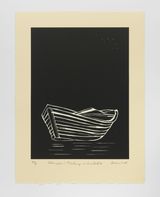 Rohingyas Floating on the Dark Sea by Zarina contemporary artwork print