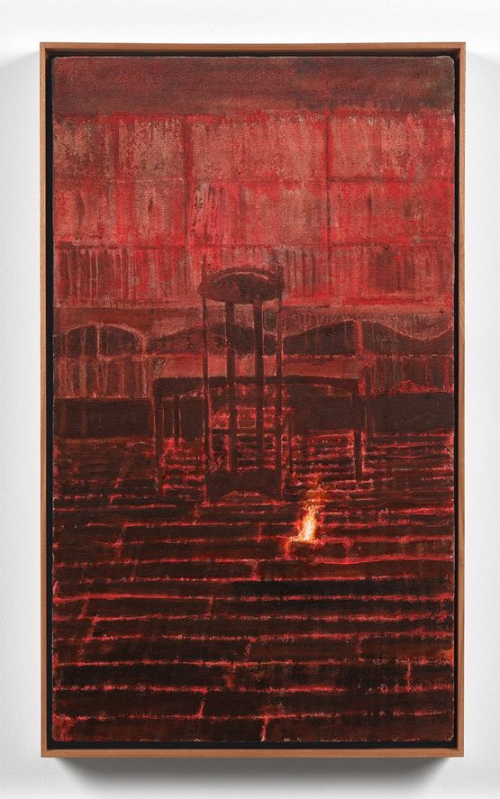 First flame by Andrew Cranston contemporary artwork Painting