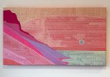 VISIT  MARS by Lily Lewis contemporary artwork painting