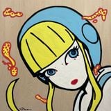 70s POP 9 by Amano Yoshitaka contemporary artwork painting