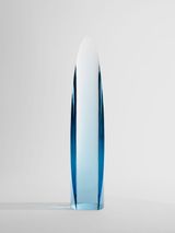 Untitled cylindrical lens by Fred Eversley contemporary artwork sculpture