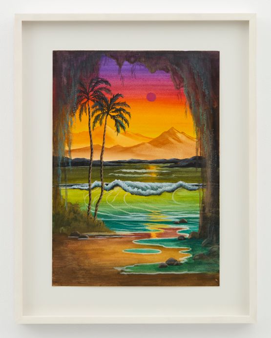 Emerald Cave by Neil Raitt contemporary artwork Painting
