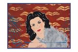 Fawziya - Icons of the Nile 215 by Chant Avedissian contemporary artwork works on paper