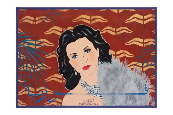 Fawziya - Icons of the Nile 215 by Chant Avedissian contemporary artwork Works on Paper