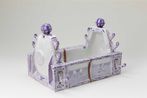 A Discrete History of Intimacy and Violence double urinal basin with faucets by Nicki Green contemporary artwork Sculpture