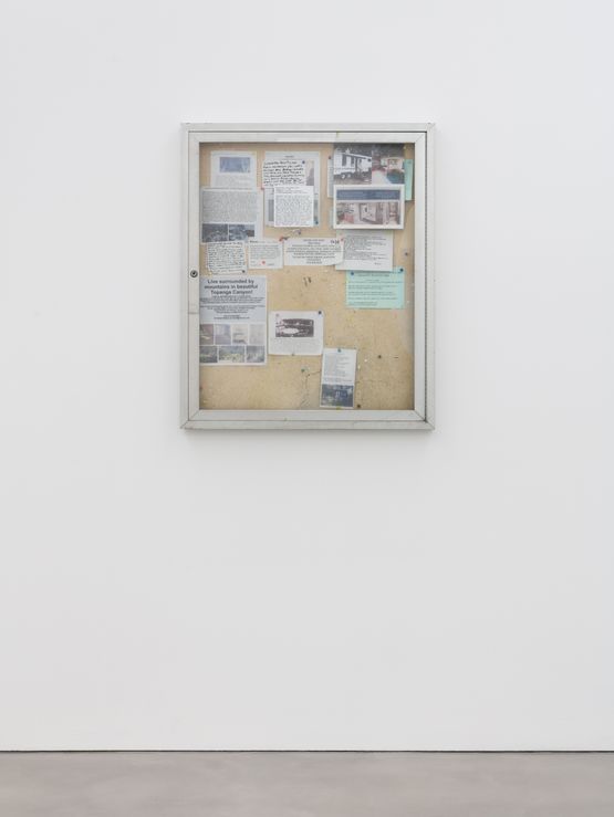 Community Notice Board Real Estate by Fiona Connor contemporary artwork Sculpture