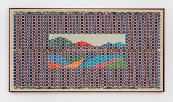 Heat of the Wind by Jordan Nassar contemporary artwork Textile