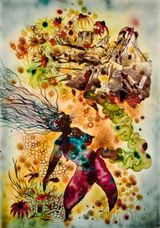 Seesaw by Shiva Ahmadi contemporary artwork painting