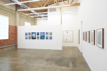 Contemporary art exhibition Elizabeth Ibarra Blue Hymn Prelude at Simchowitz Pasadena United States