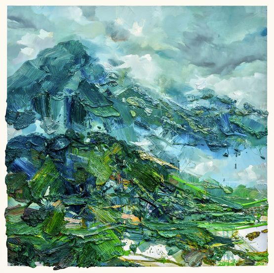 cold mist of singgalang mountain by Erizal As contemporary artwork Painting
