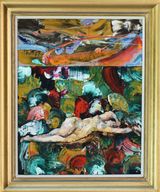 Figure in a Landscape lll by Frans Smit contemporary artwork painting
