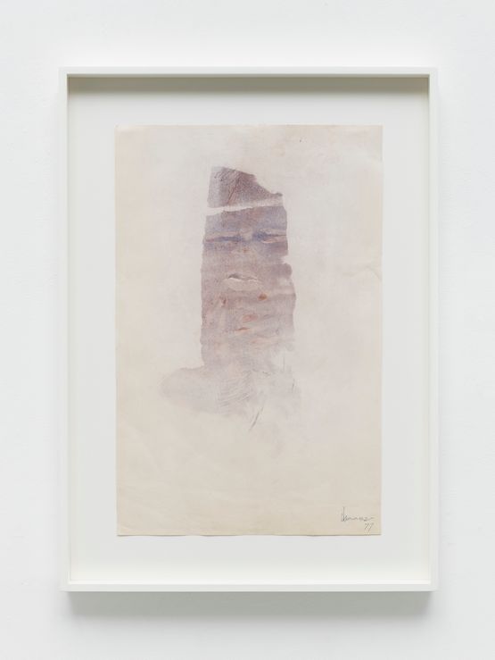 Body Print by David Hammons contemporary artwork Painting