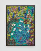 Passaros borboletas e flores by Grauben Do Monte Lima contemporary artwork painting