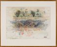 Burrowing Bettongs by their Burrows - Newhaven NT by John Wolseley contemporary artwork Works on Paper