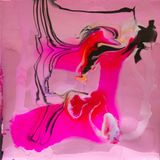 Fiona got a second amex after her third labiaplasty so she could keep track of the costs and the little extras by Dale Frank contemporary artwork mixed media painting