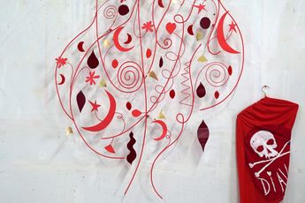 Contemporary art exhibition Nathan Carter Faction de Femmes Lady Lieutenants and the Triangular Trixic Cryptical Curvy Constellation at Esther Schipper Paris France